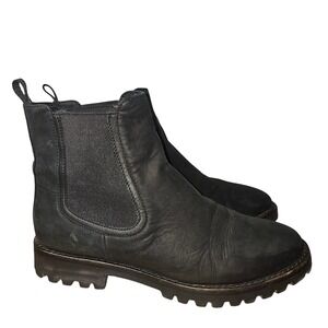 Thursday Boot Co. Everyday Black Leather Chelsea Ankle Boots‎ Winter Rain Size 9